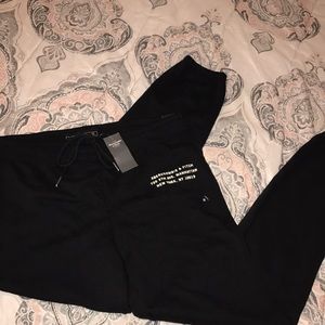 Abercrombie & Fitch Black Joggers "Medium" ✨